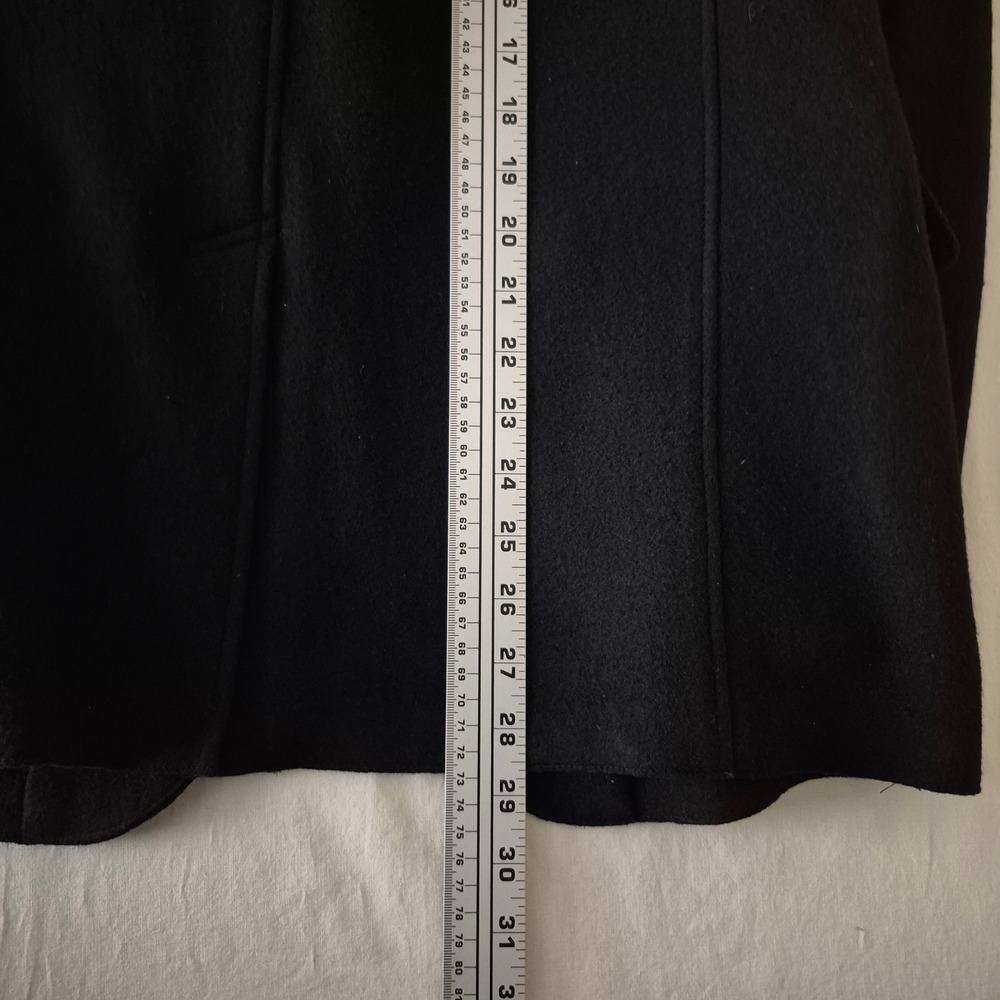 Uniqlo Wool Collection Mens Slim Fit Blazer Jacket Black 40R Unstructured - Picture 11 of 11